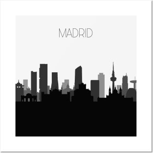 Madrid Skyline Posters and Art